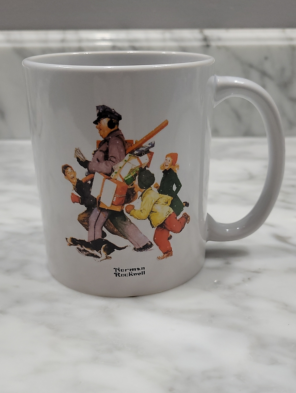 Vtg Norman Rockwell Mug